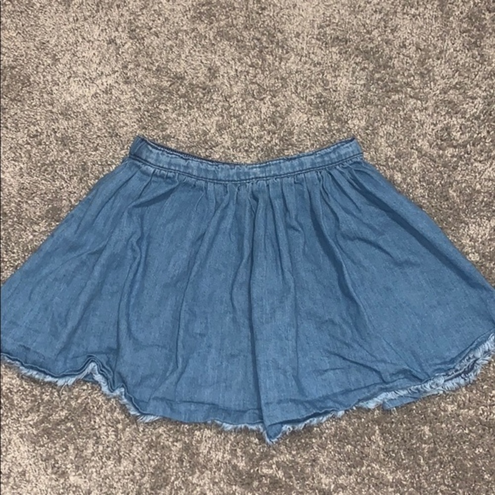 Zara girls jean skirt